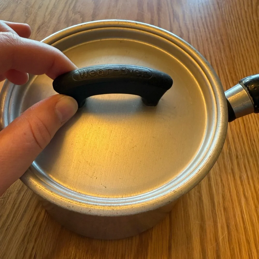 Vintage Wear-Ever No. 701 Aluminum Pot with Lid